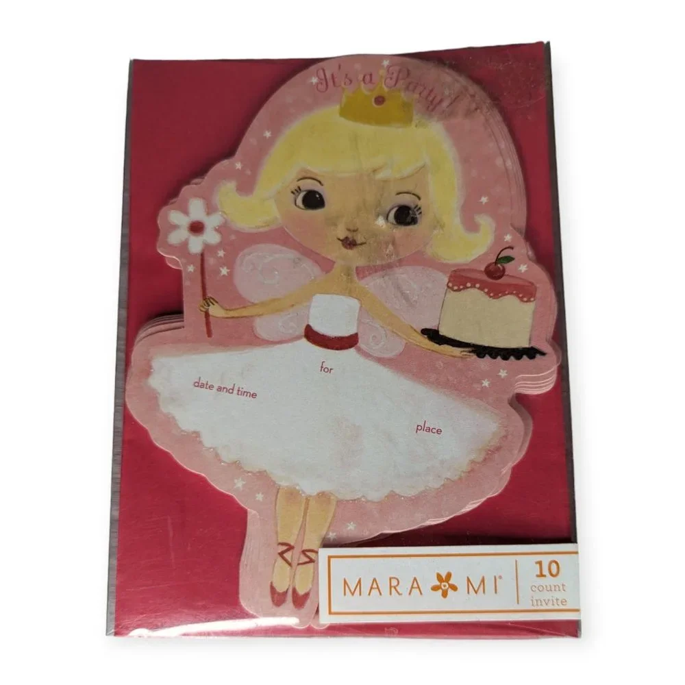 NWT Mara Mi Ballerina Party Invitations Pack of 10